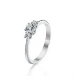 Pierścionek białe złoto z diamentami AJPZ_102